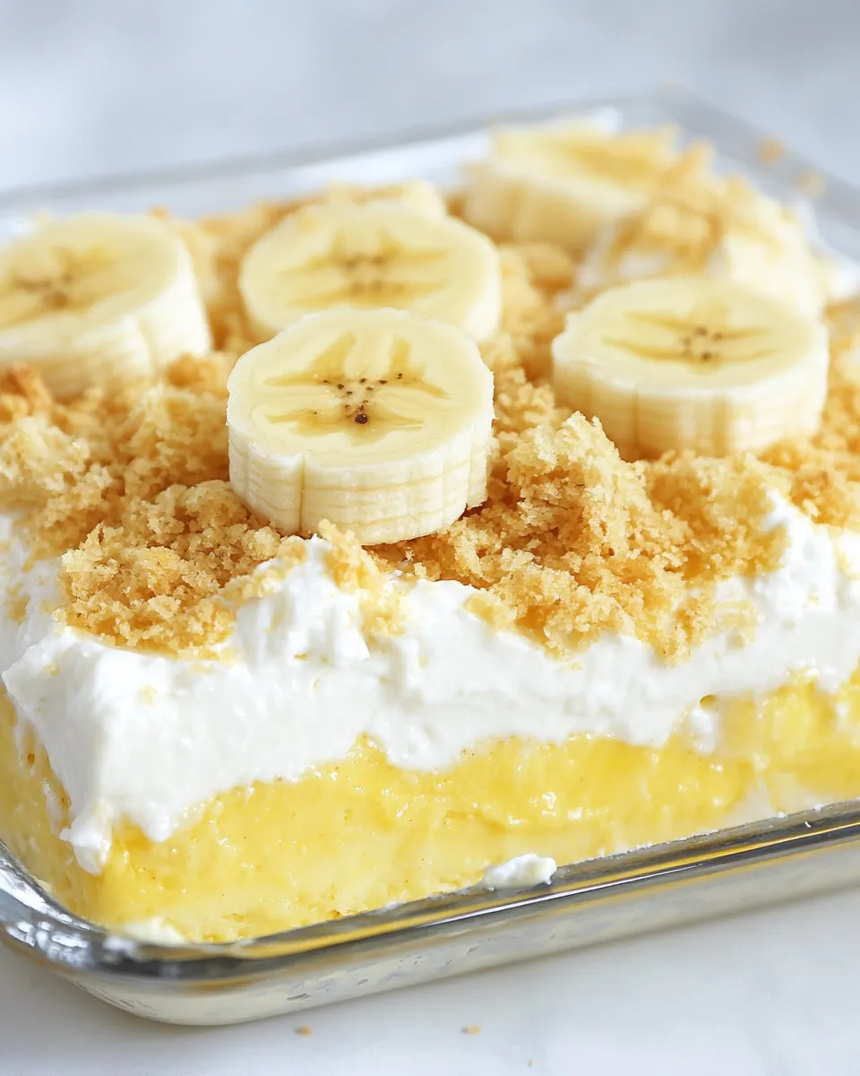 Classic No Bake Banana Pudding Dream Dessert recipe photo