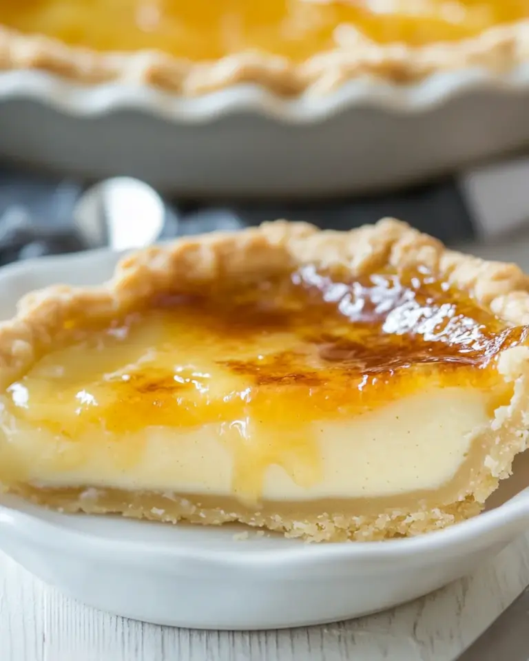 Easy No Bake Creme Brulee Pie photo