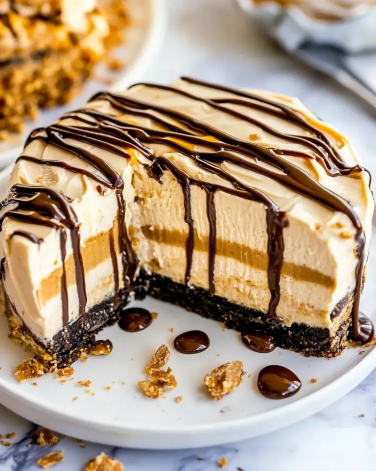 Easy No Bake Peanut Butter Cheesecake photo