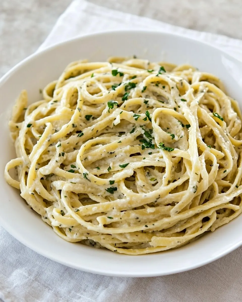 Easy No Cream Italian Herb Pasta photo