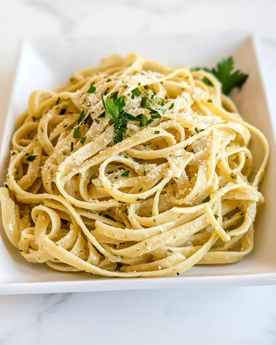 Delicious No Cream Italian Herb Pasta image