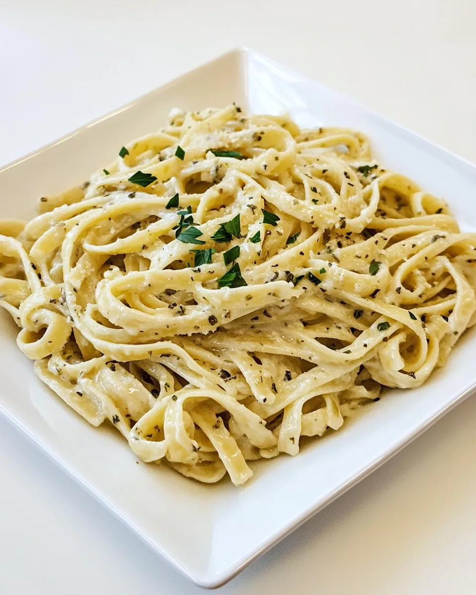 Quick No Cream Italian Herb Pasta recipe photo