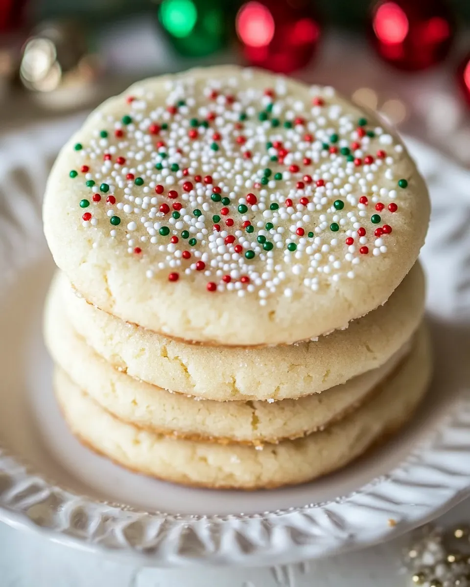 Homemade No Roll Sugar Cookie Recipe photo