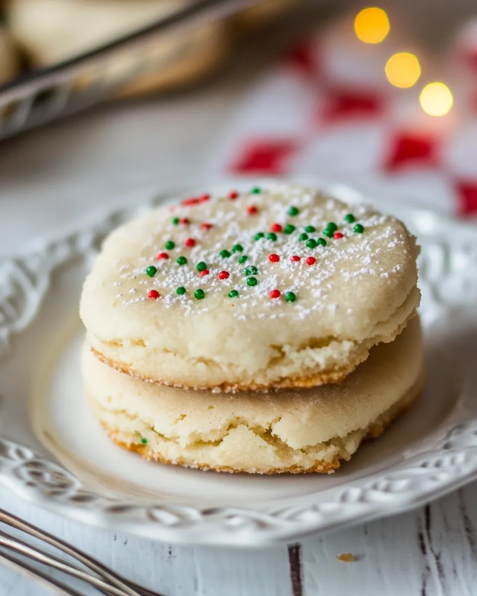 Classic No Roll Sugar Cookie Recipe image