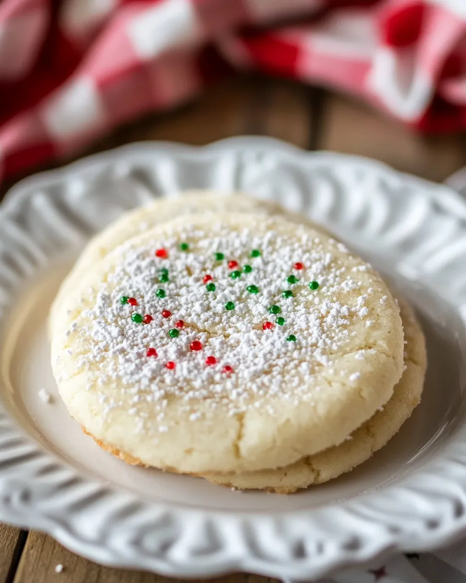 Delicious No Roll Sugar Cookie Recipe dish photo