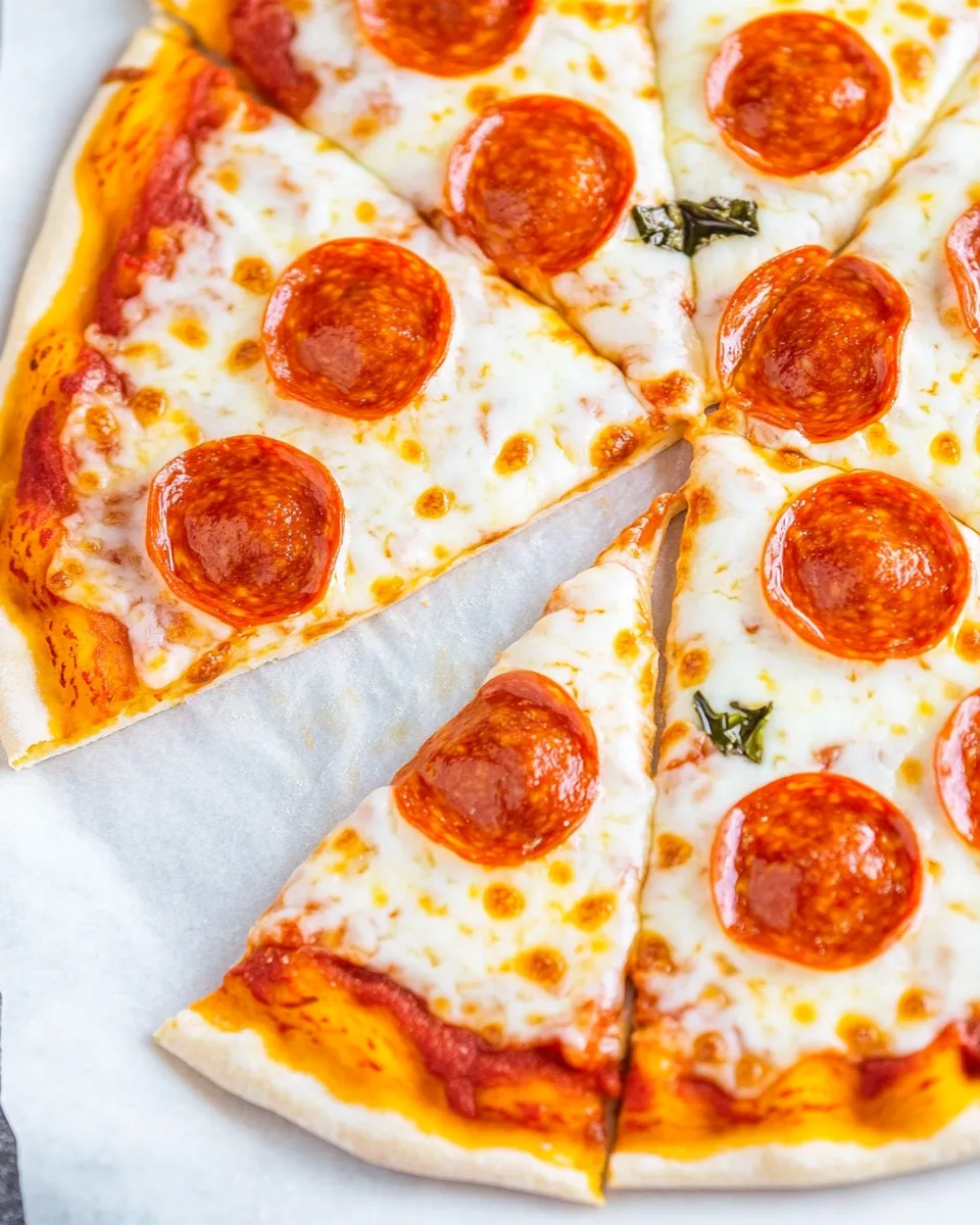 Quick No Yeast Pizza Dough Recipe image