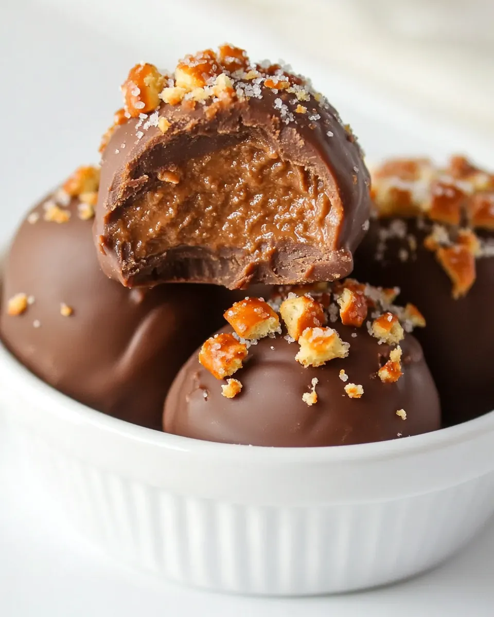 Homemade Nutella-Pretzel Truffles photo