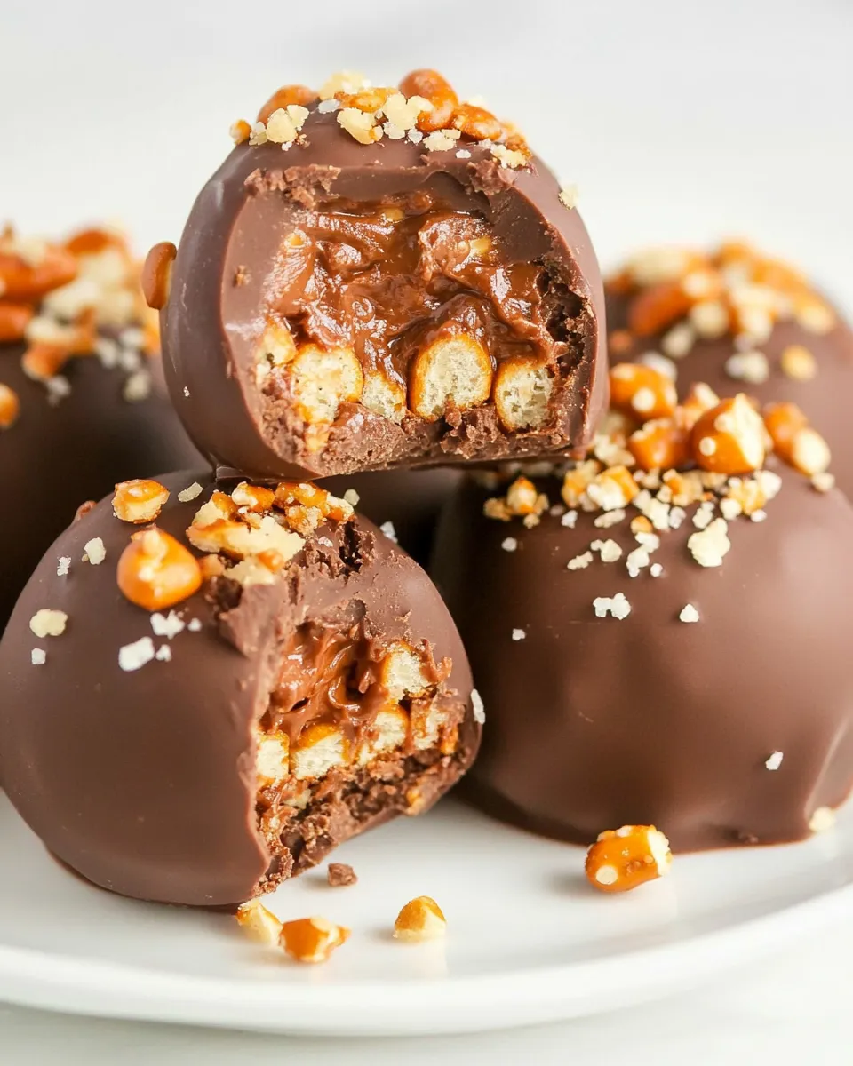 Easy Nutella-Pretzel Truffles recipe photo