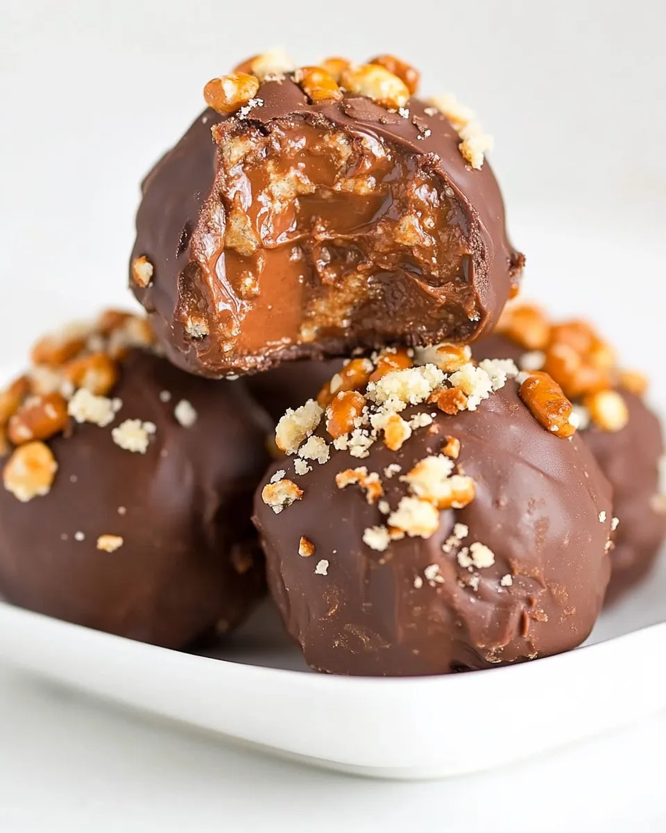 Tasty Nutella-Pretzel Truffles shot