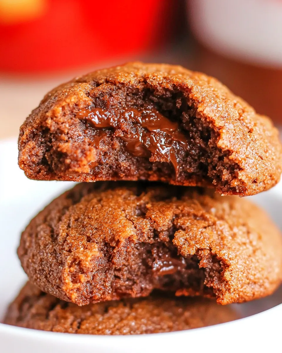 Easy Nutella Cookies Recipe shot