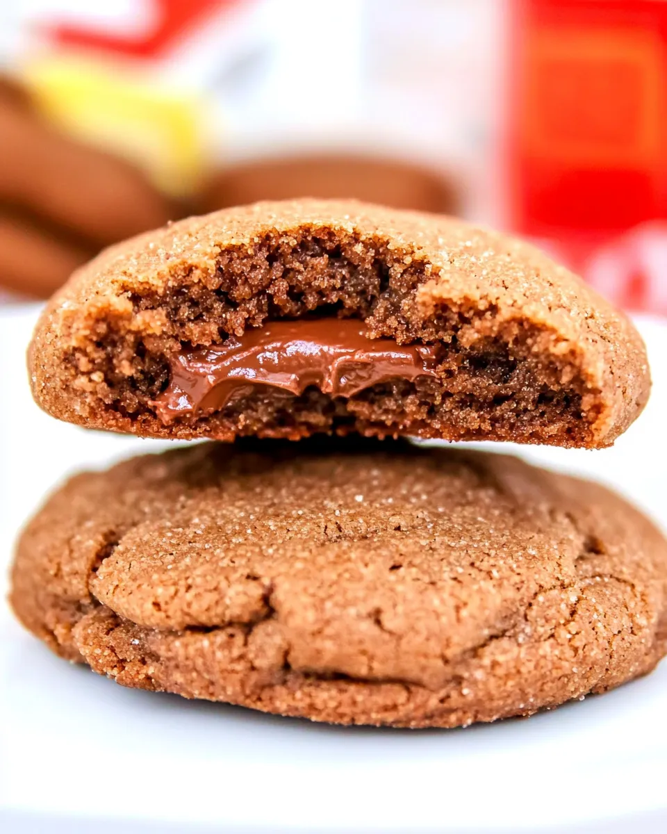 Delicious Nutella Cookies Recipe dish photo