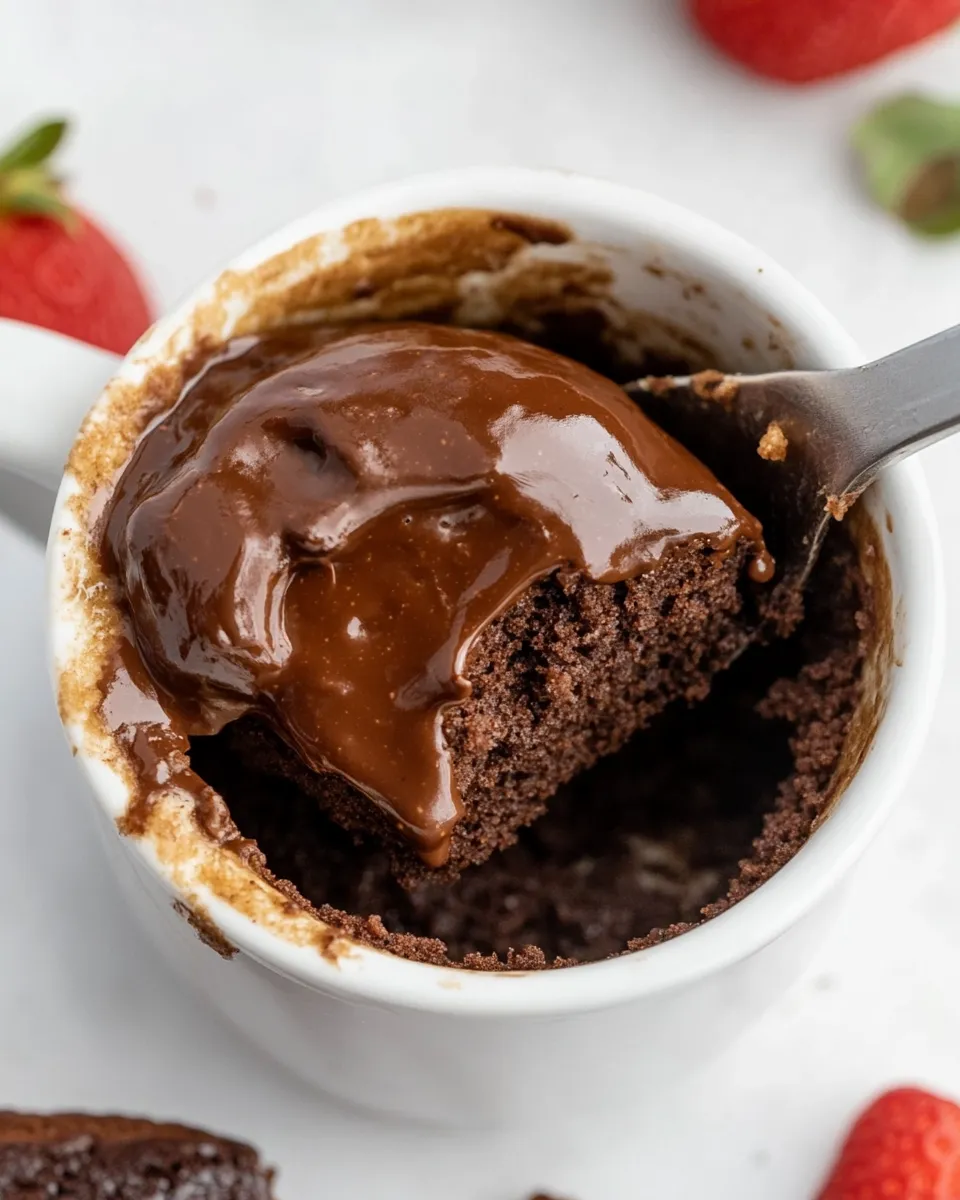 Delicious Nutella Mug Cake Recipe image