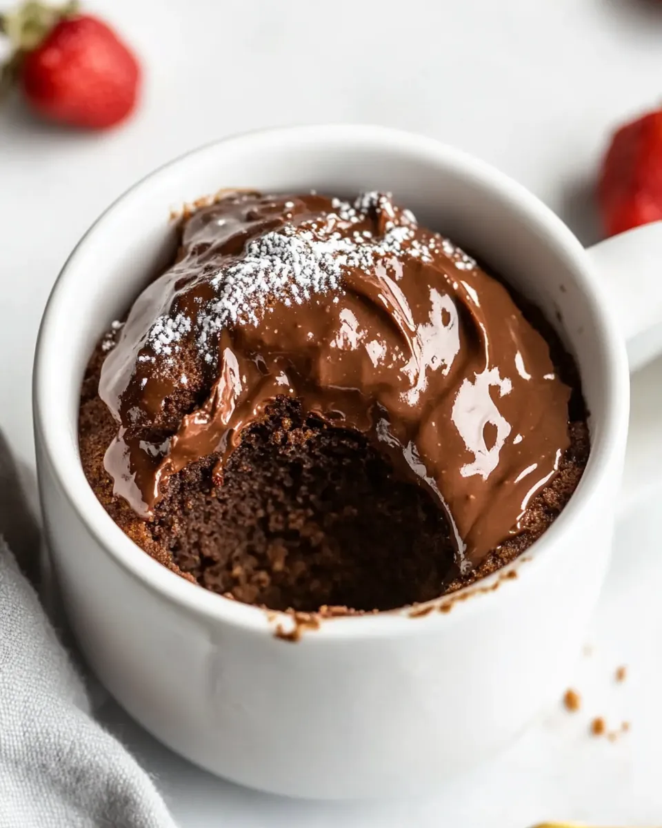 Best Nutella Mug Cake Recipe dish photo