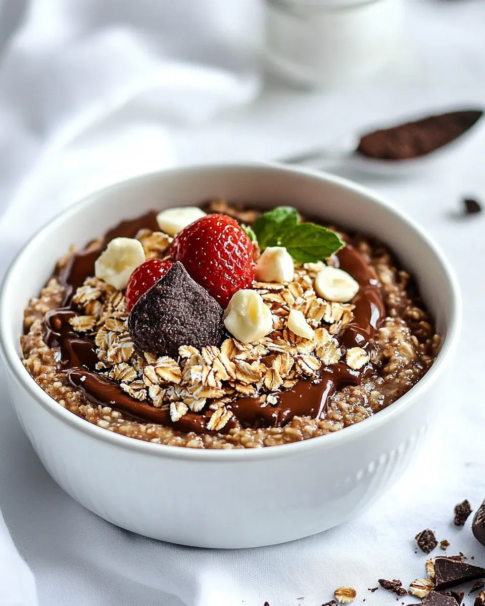 Delicious Nutella Oatmeal image