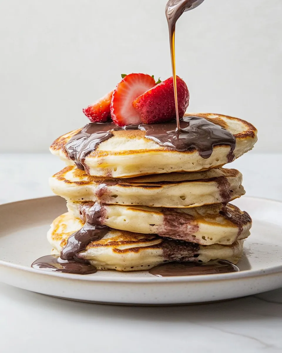 Easy Nutella Pancakes recipe photo