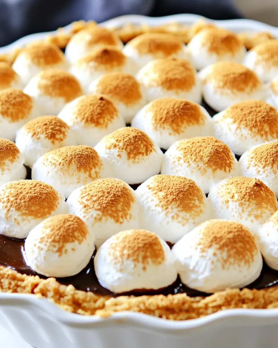 Easy Nutella Smores Pie (Almost No Bake) recipe photo