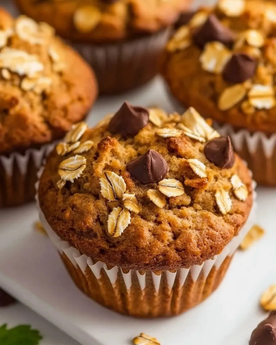 Easy Oat Flour Muffins recipe photo