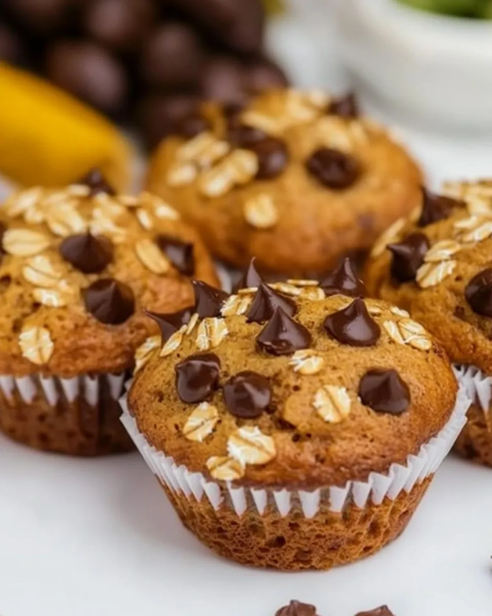 Delicious Oat Flour Muffins shot