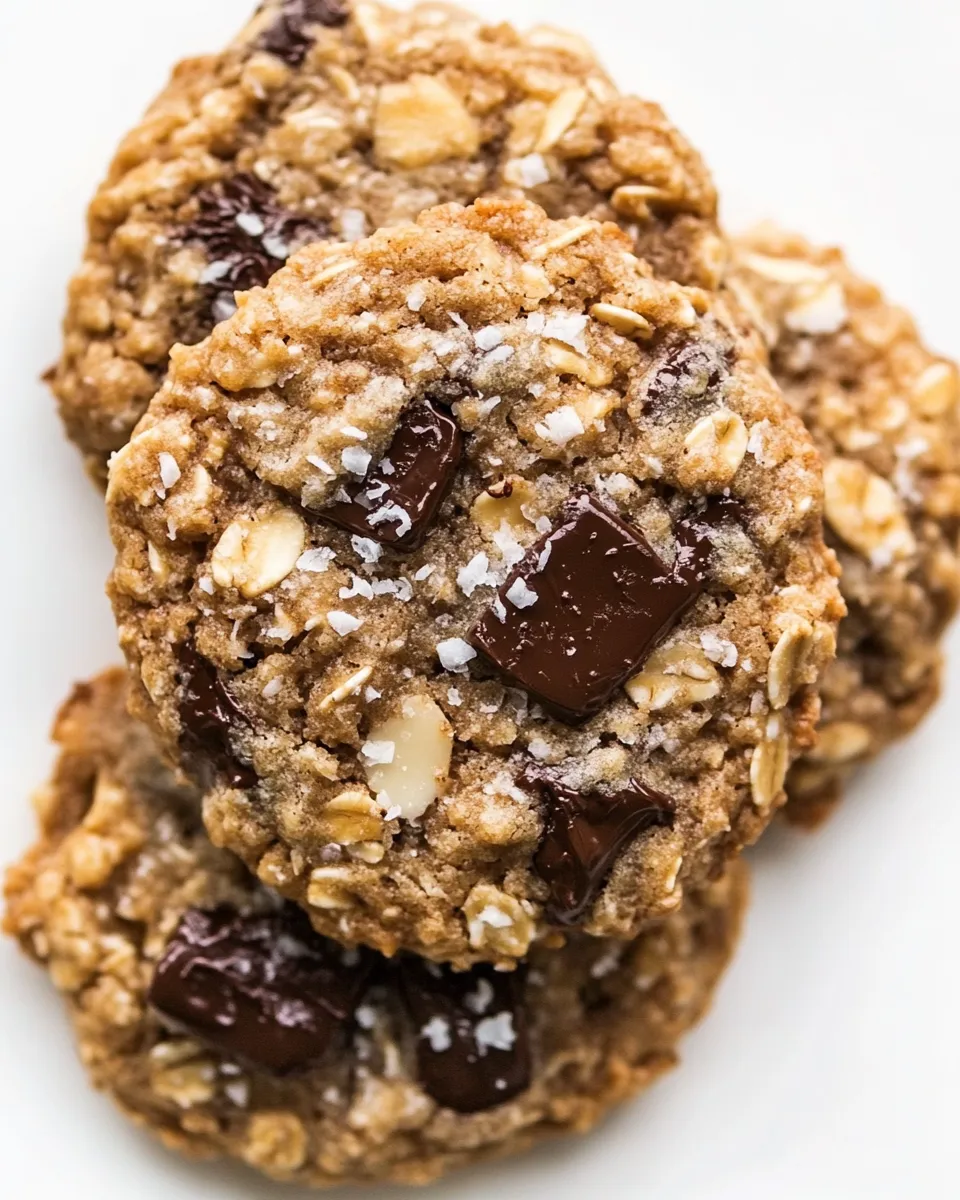 Best Oatmeal Coconut Almond Chocolate Chunk Cookies shot