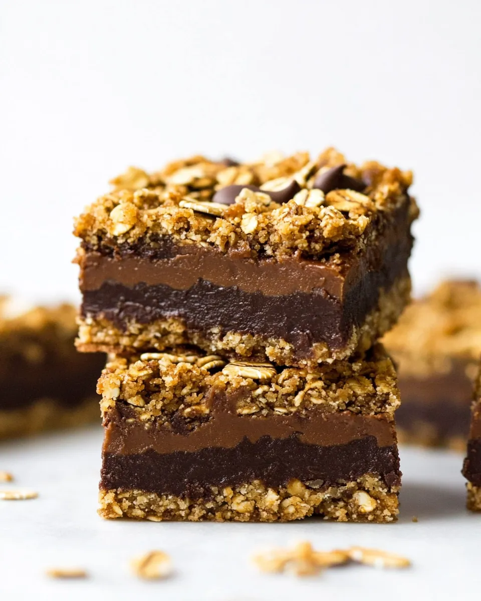 Classic Oatmeal Fudge Bars image