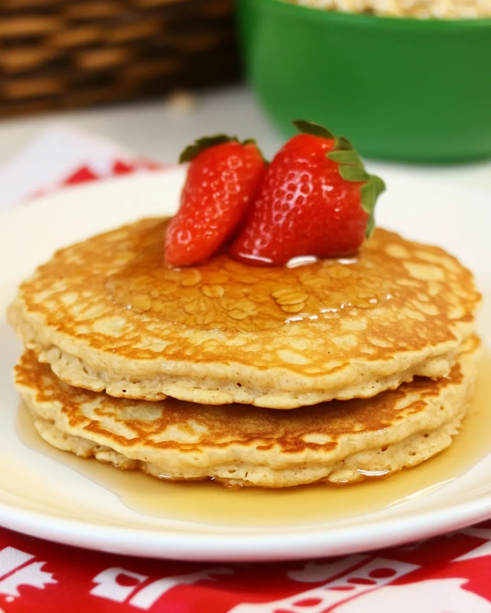 Easy Oatmeal Packet Pancakes photo