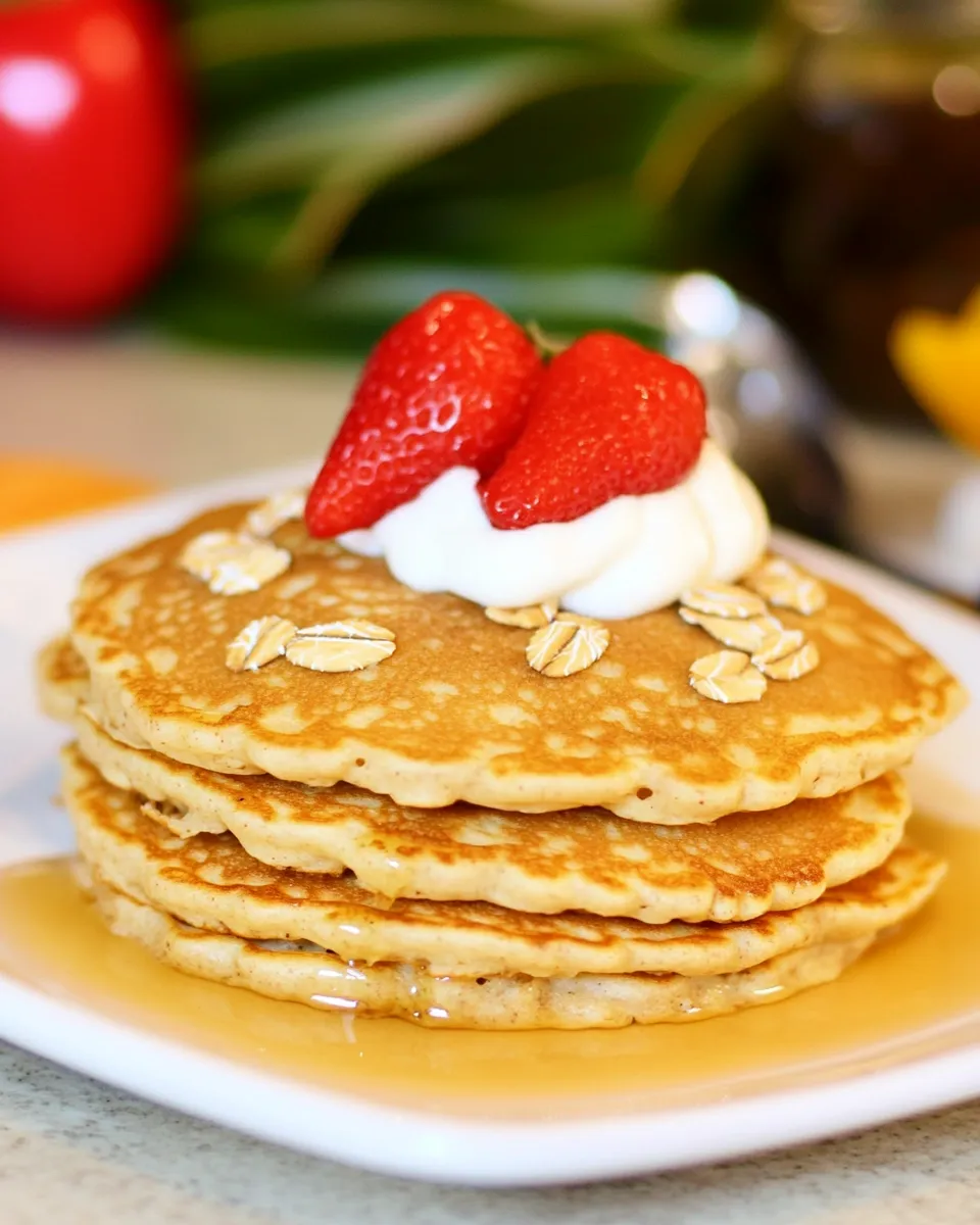 Delicious Oatmeal Packet Pancakes image