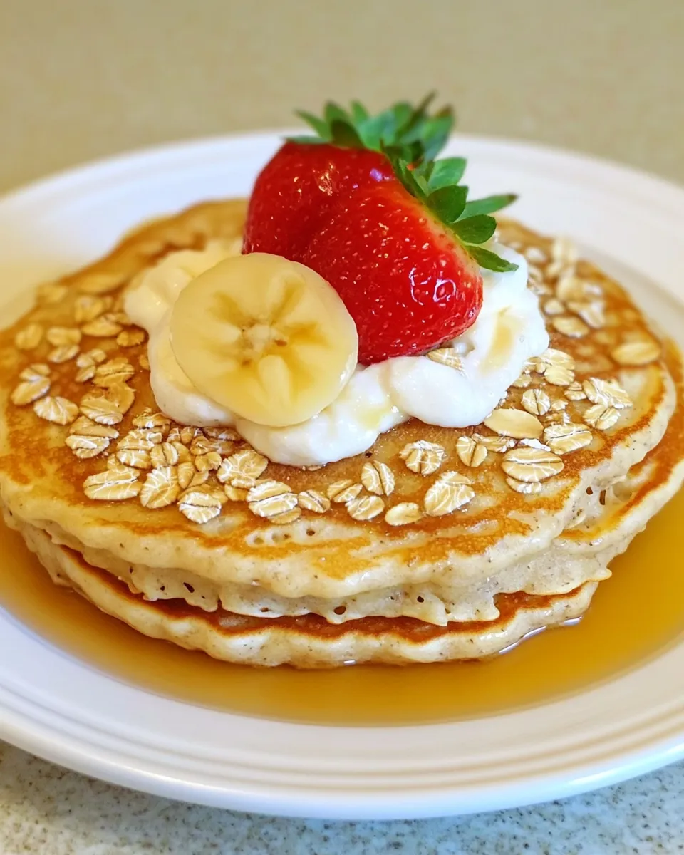 Homemade Oatmeal Packet Pancakes recipe photo