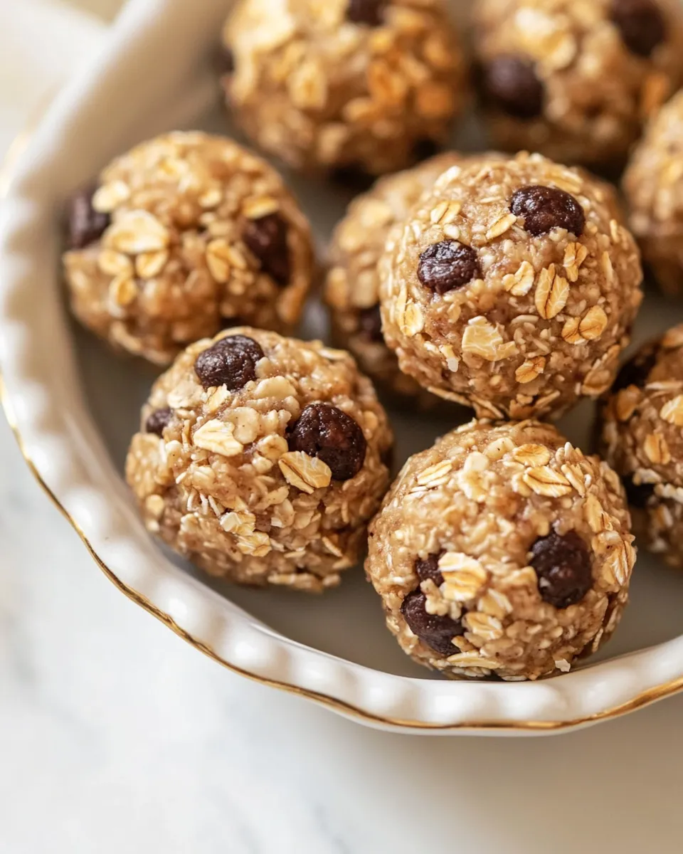 Delicious Oatmeal Protein Balls recipe photo