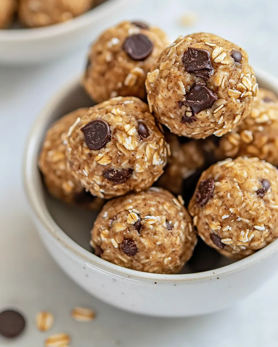 Healthy Oatmeal Protein Balls dish photo
