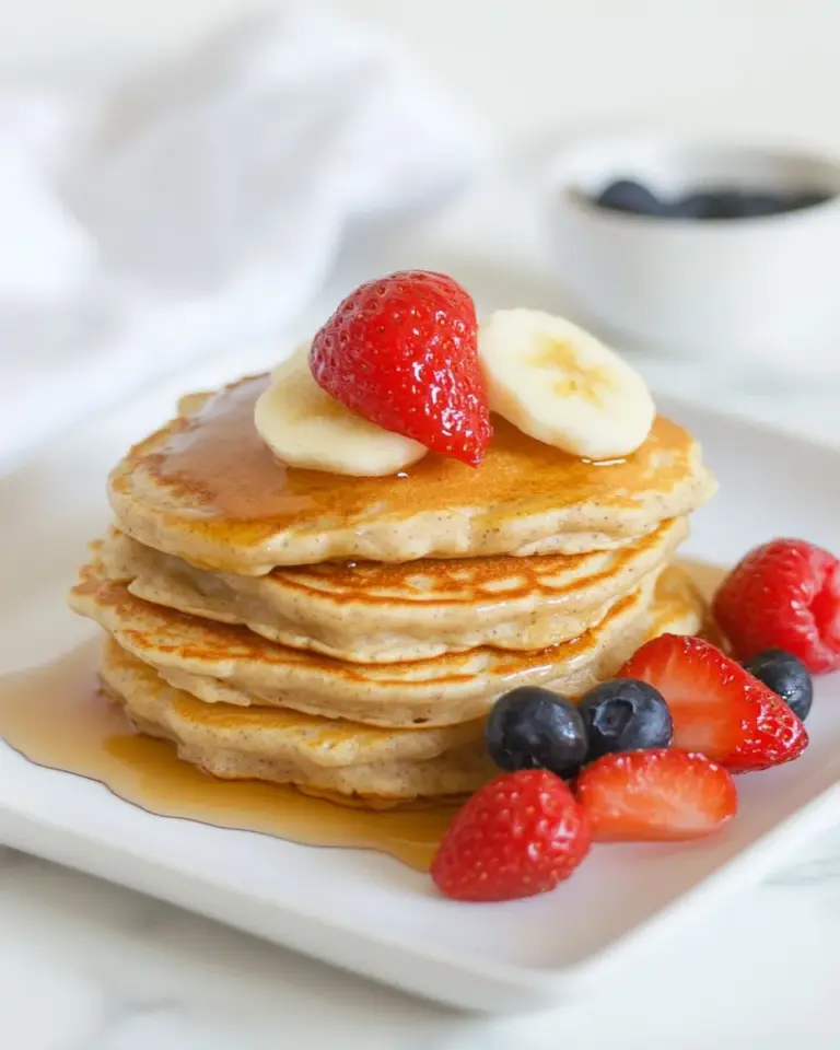 Homemade Oatmeal Protein Pancakes photo