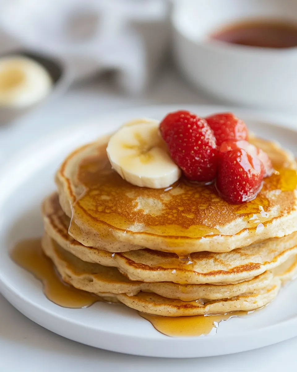 Easy Oatmeal Protein Pancakes recipe photo