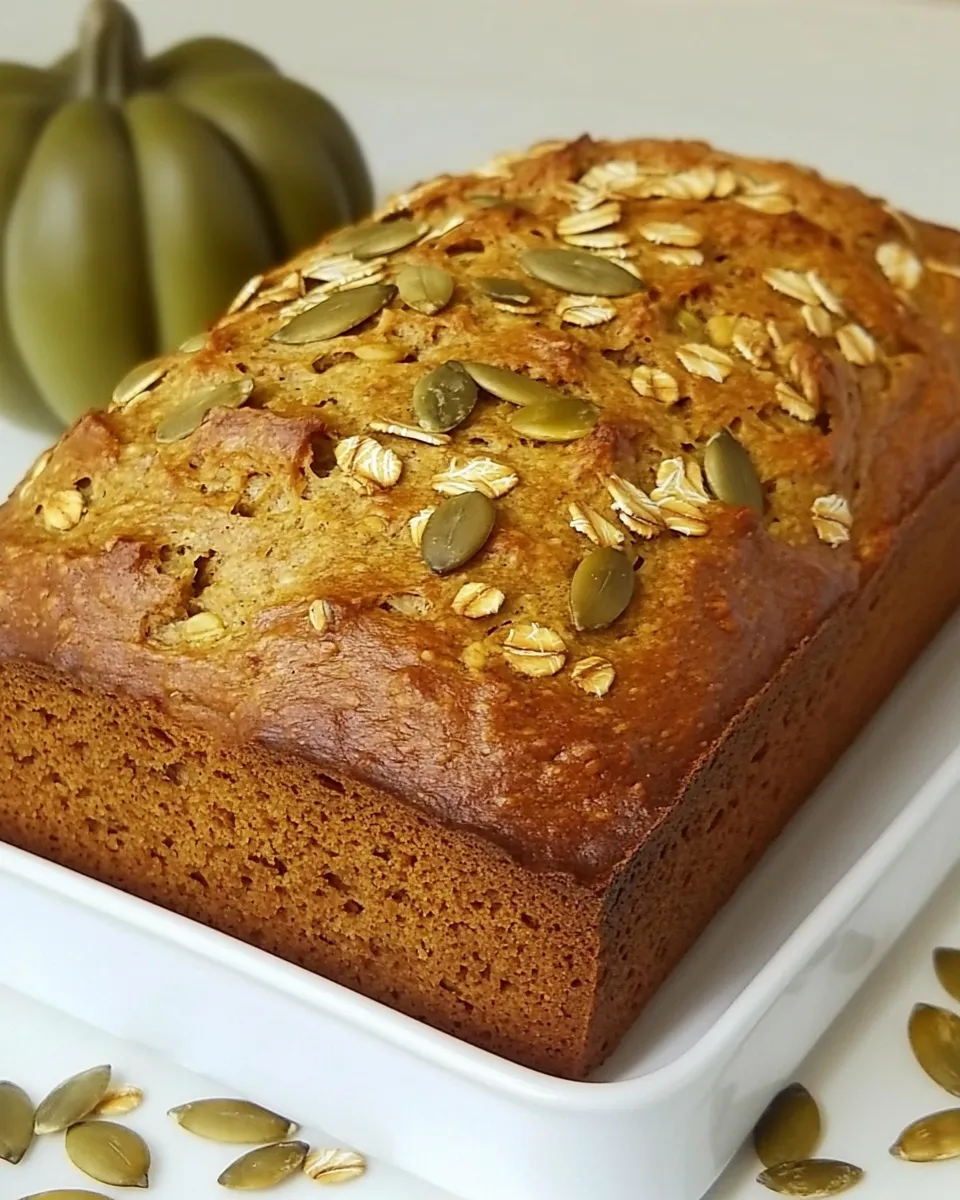 Classic Oatmeal Pumpkin Seed Bread image