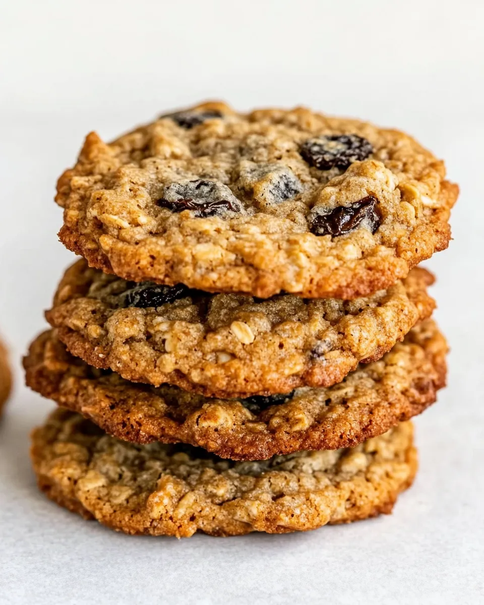 Homemade Oatmeal Raisin Cookies Recipe photo