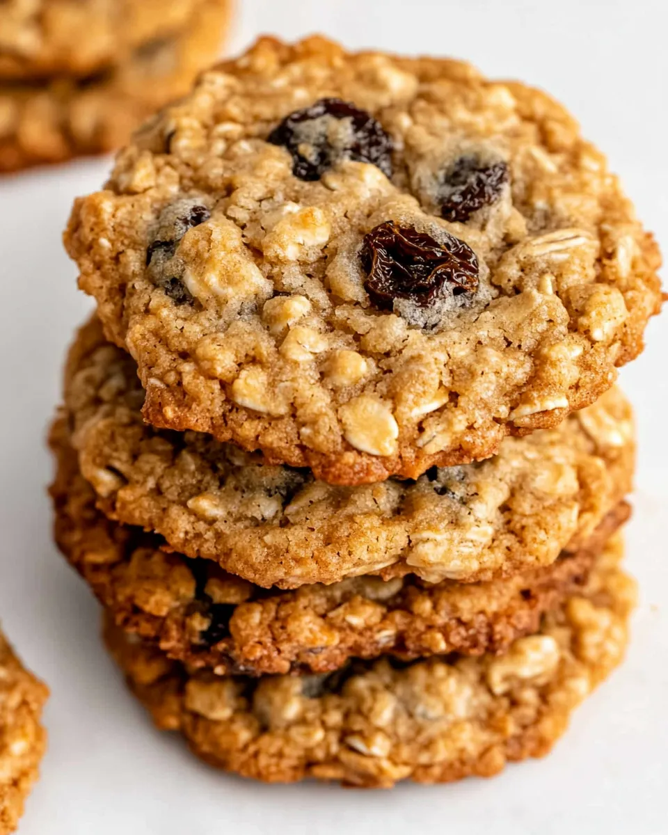 Classic Oatmeal Raisin Cookies Recipe image