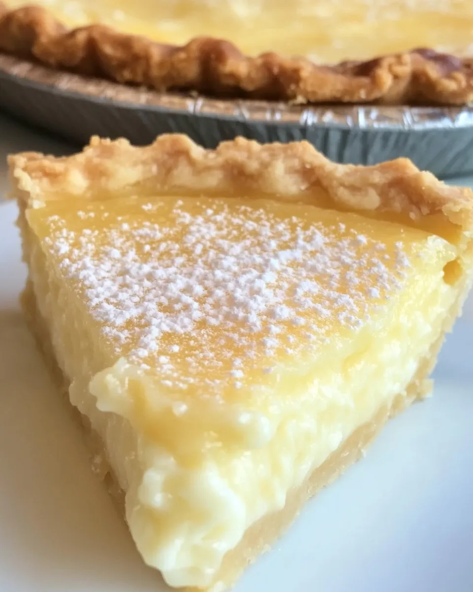 Easy Old-Fashioned Buttermilk Pie recipe photo