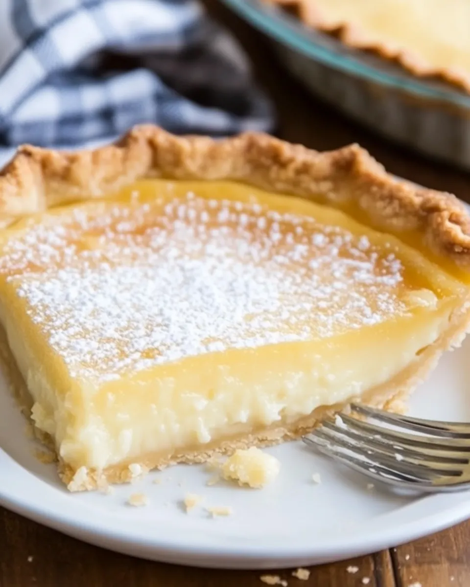 Delicious Old-Fashioned Buttermilk Pie shot