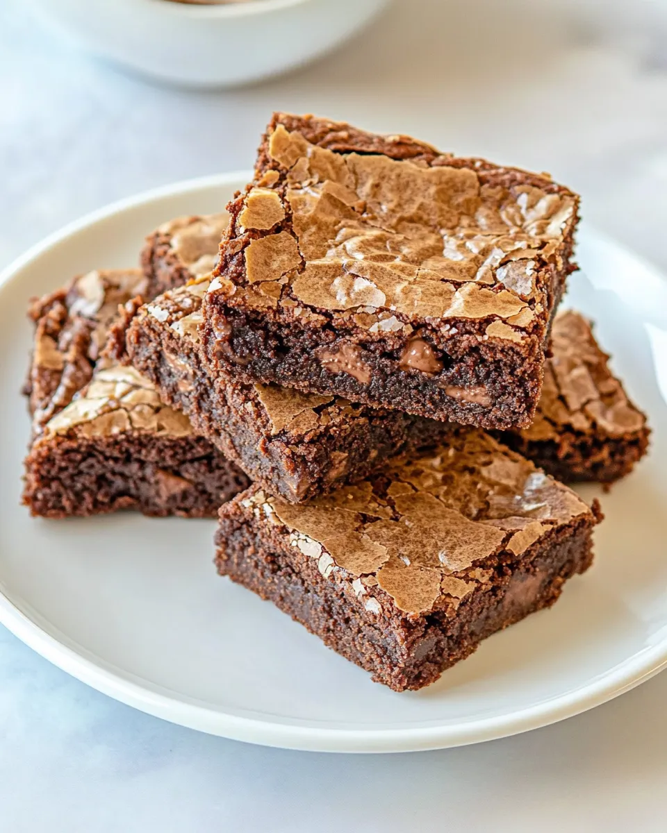 Easy Old-Fashioned Hersheys Brownies Recipe: Classic Homemade from Scratch shot