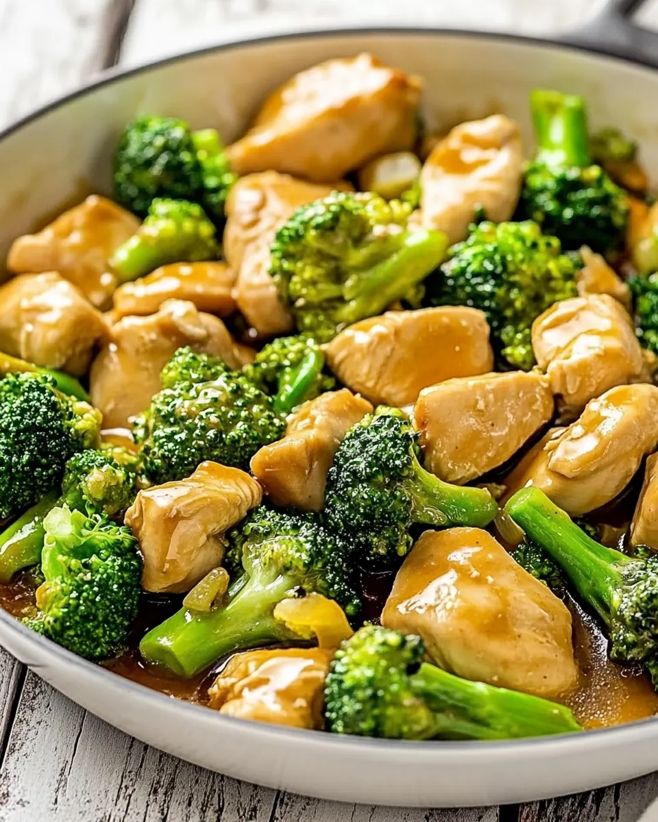 Quick One-Skillet Chicken and Broccoli Dinner shot