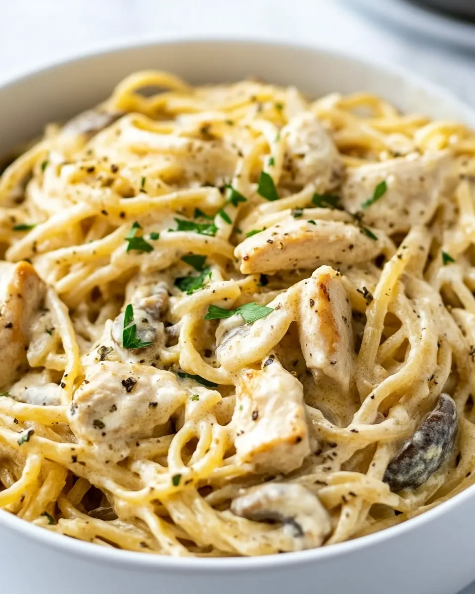 Classic One Pot Chicken Tetrazzini recipe photo