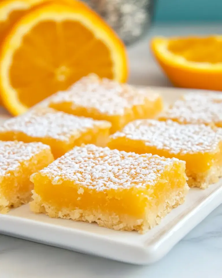 Homemade Orange Bars photo
