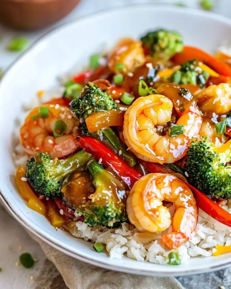 Homemade Orange Ginger Shrimp Stir Fry photo