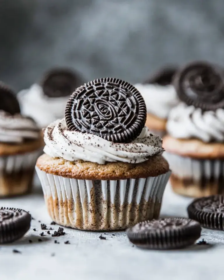 Homemade Oreo Cupcakes photo
