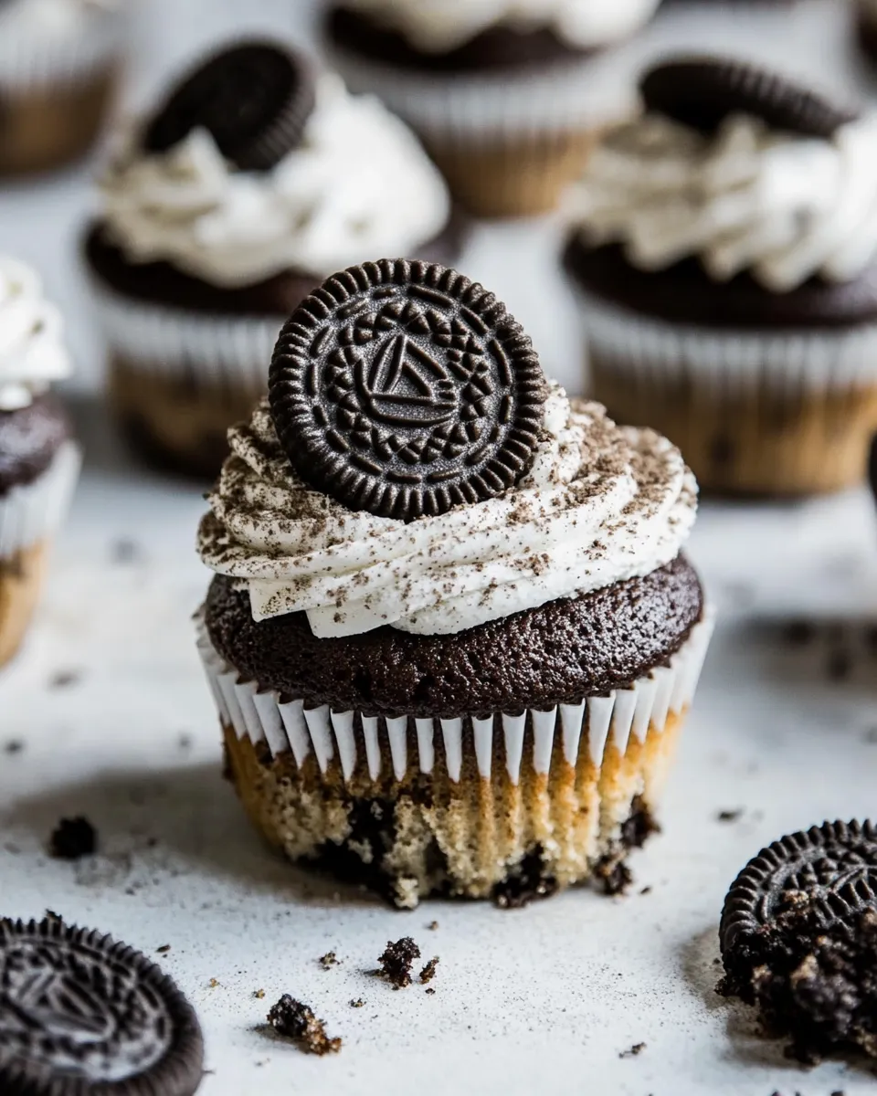 Classic Oreo Cupcakes image