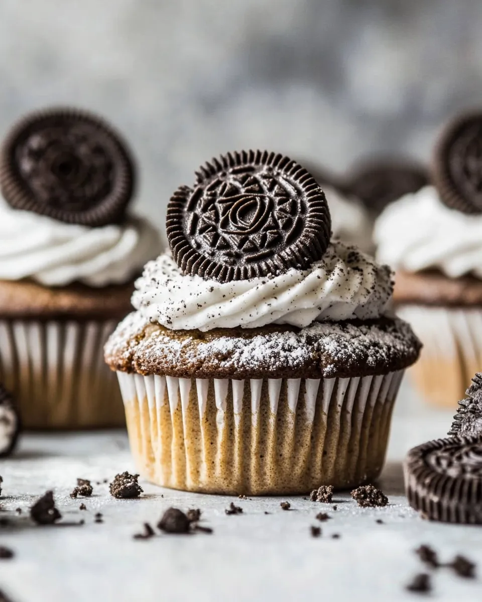 Easy Oreo Cupcakes recipe photo