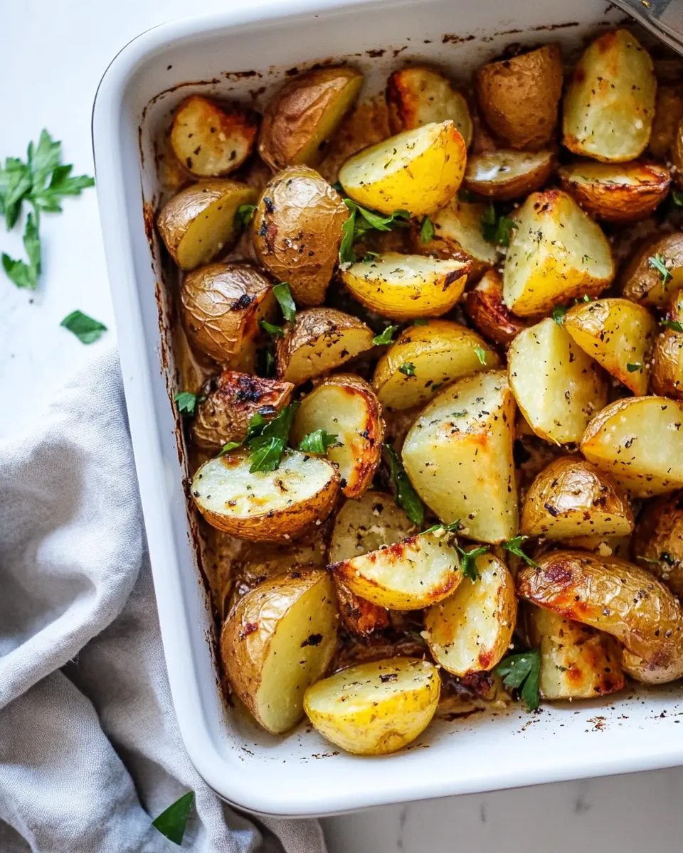Delicious Oven-Roasted Lemon Greek Potatoes image