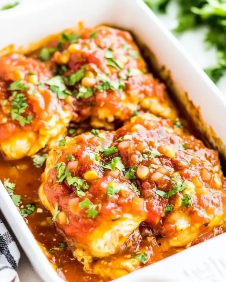 Easy Oven Baked Salsa Chicken photo