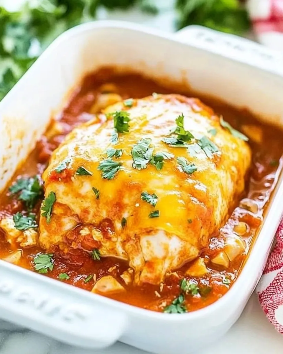 Best Oven Baked Salsa Chicken recipe photo