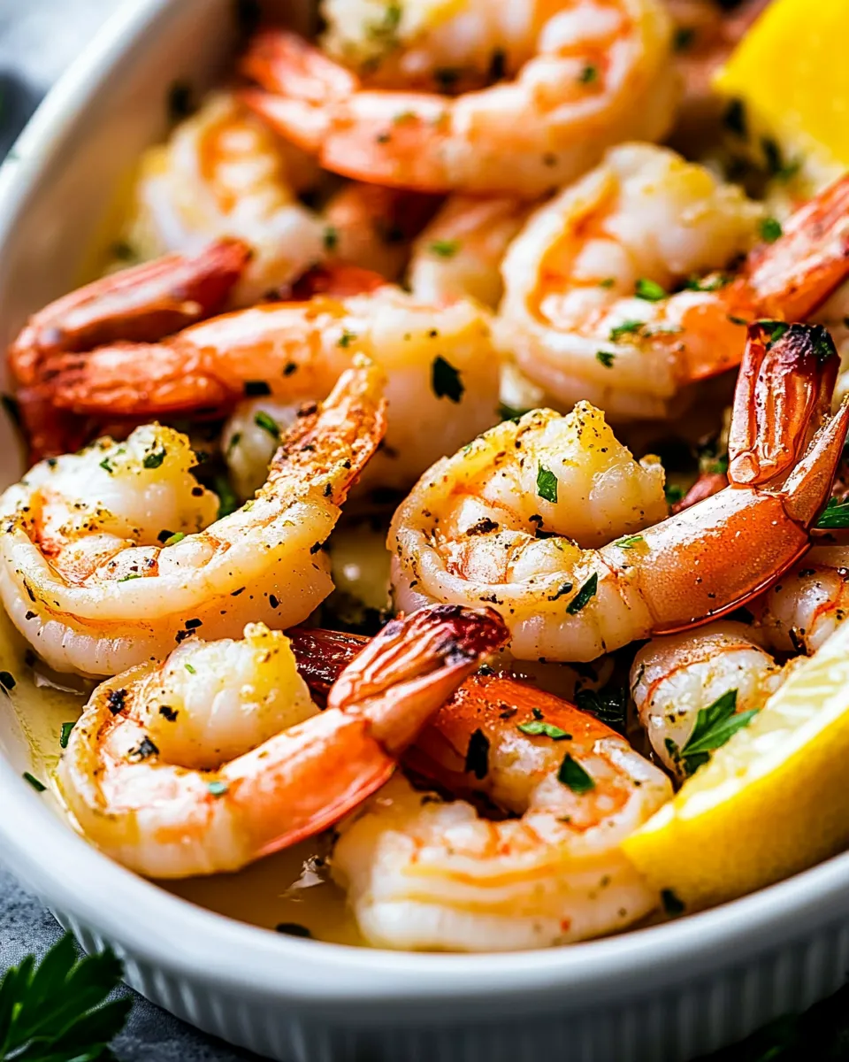 Classic Oven Baked Shrimp recipe photo