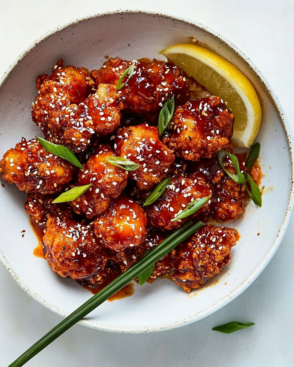 Perfect Oven Fried Korean Popcorn Chicken. image