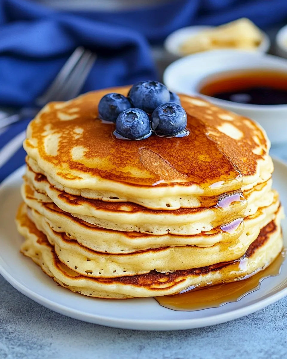 Delicious Overnight Sourdough Pancakes image